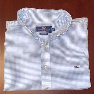 Vineyard Vines Men’s XL Plaid Whale Shirt